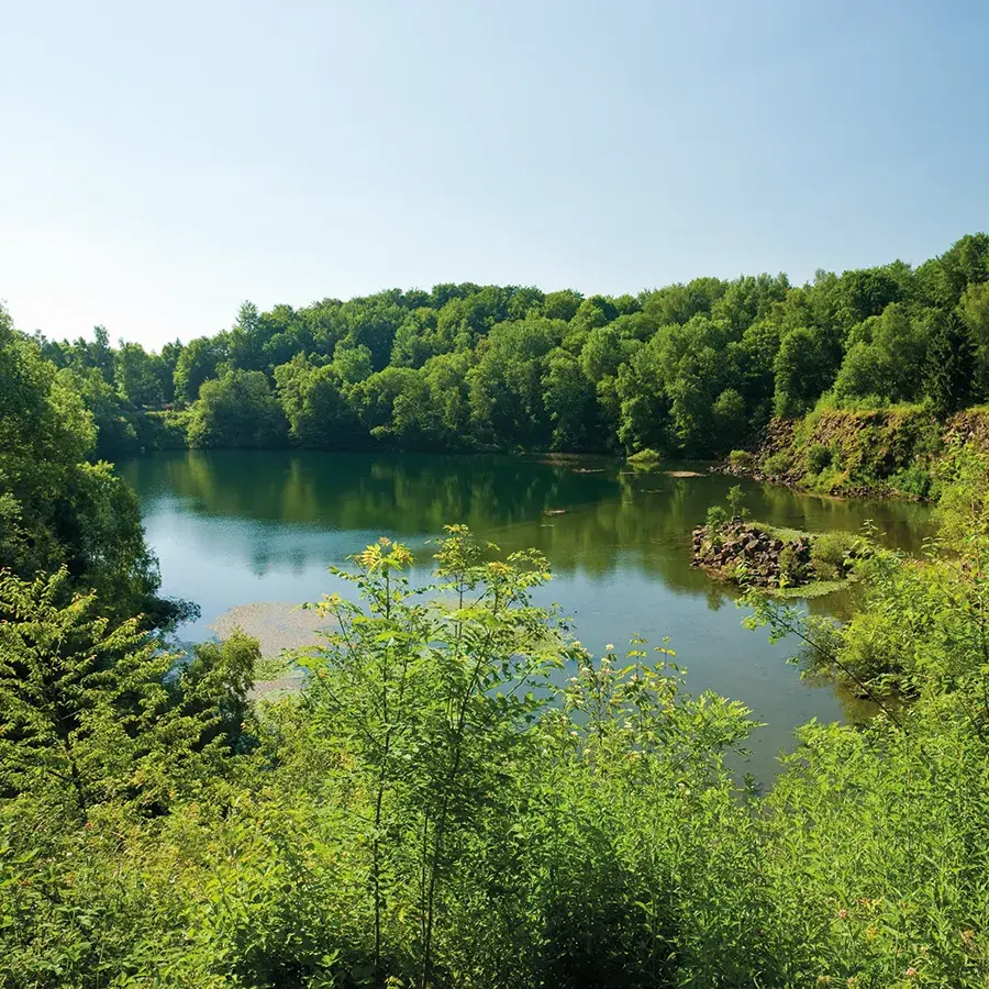 Basaltpark in Bad Marienberg mit See